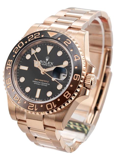 rolex gmt master ii rose gold steel|rolex gmt master 2 movement.